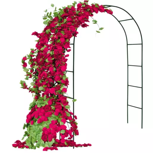 Pergola ogrodowa łukowa na kwiaty